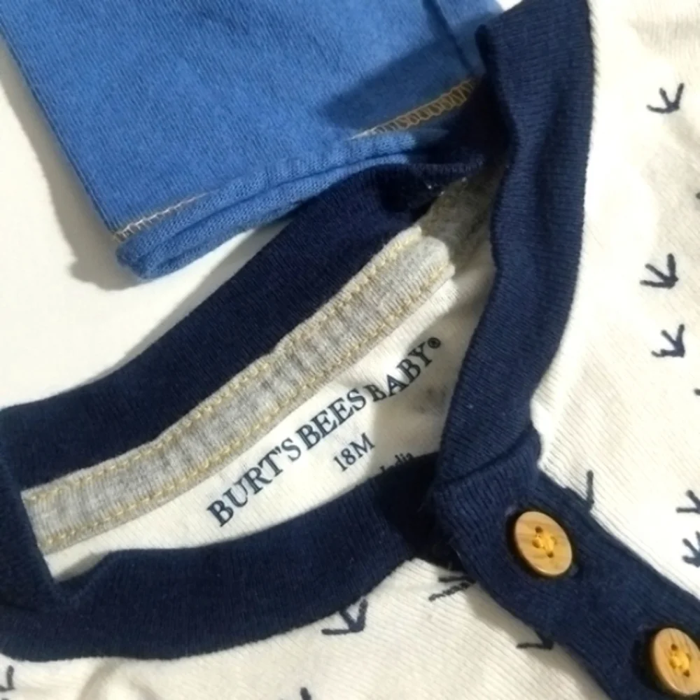 Burt's Bees Baby 18 Months Onesie Pair